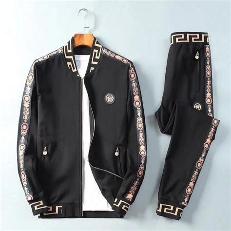 versace collection mens coat|versace tracksuits for men.